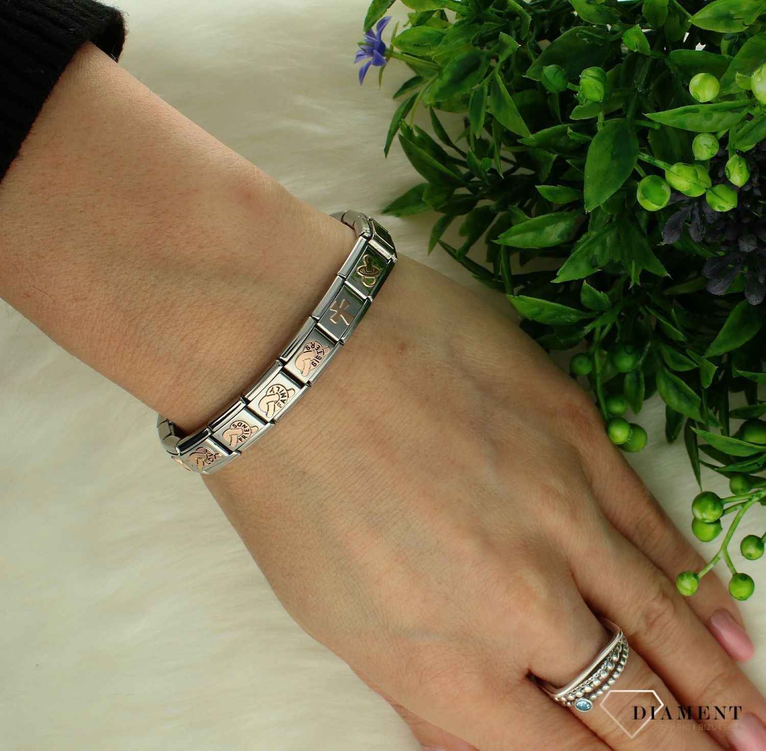 Nomination Link 9K Rose Gold Krzyż 430104 56.png